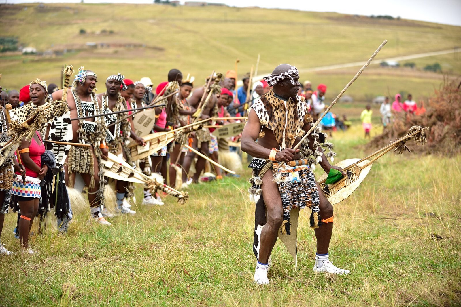 Zulu dancers in KwaZulu-Natal