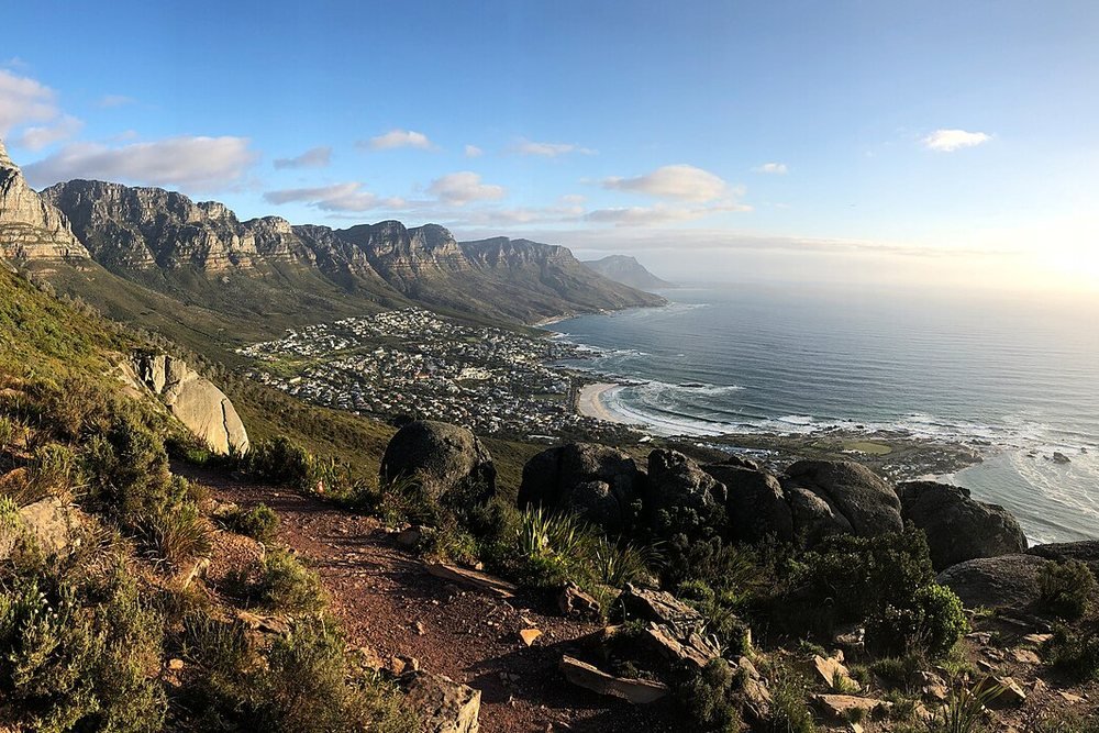 Camps Bay and the Twelve Apostles from Lion's Head