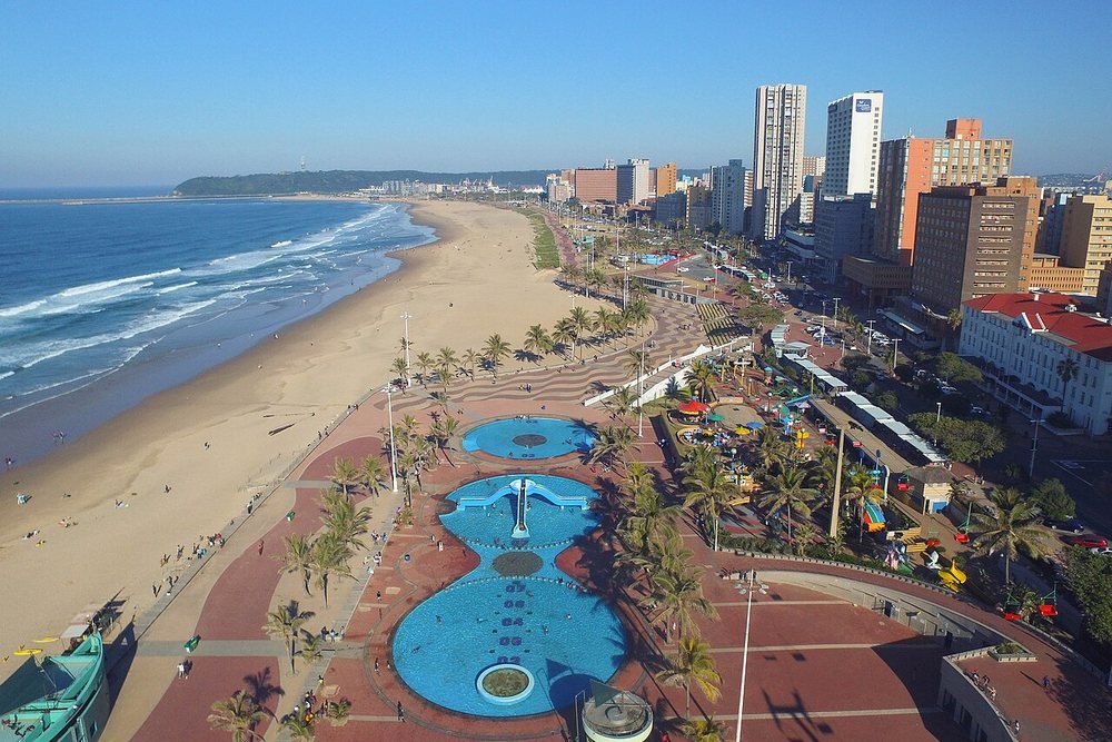 Durban's Golden Mile beachfront