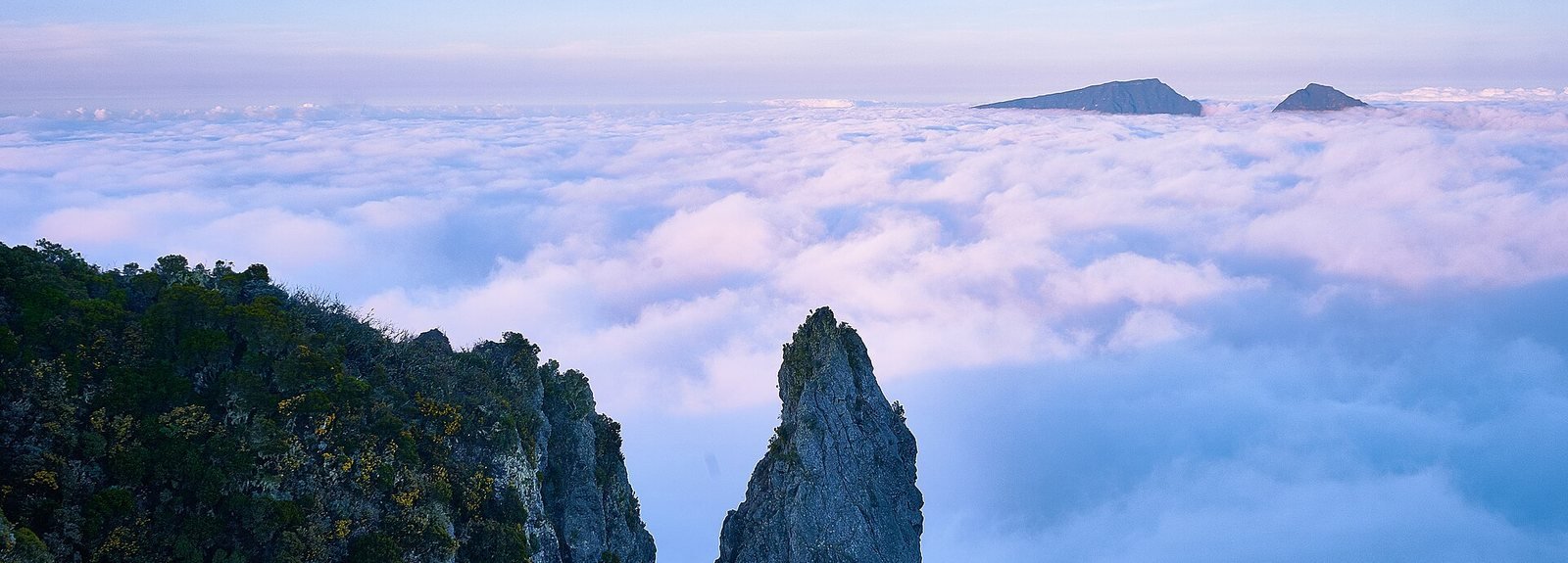 Sea of clouds seen from Maïdo
