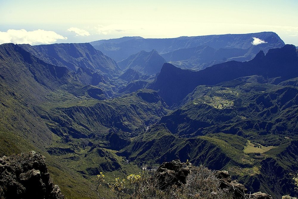 Cirque de Mafate seen from Grand Bénare