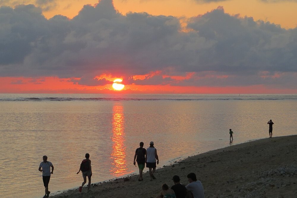 Sunset at La Saline-les-Bains